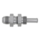 Deatschwerks 8AN Male Flare to Straight 3/8" Single Hose Barb, Anodized DW Titanium
