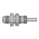 Deatschwerks 8AN Male Flare to Straight 5/16" Single Hose Barb, Anodized DW Titanium