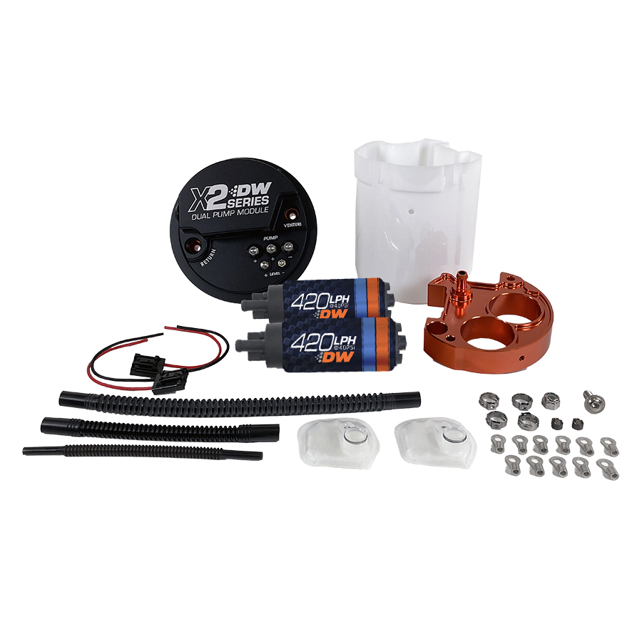 [9-421-7050] Deatschwerks X2 Fuel Pump Module w/DW420 Fuel pumps for 2008-21 Subaru WRX/STI