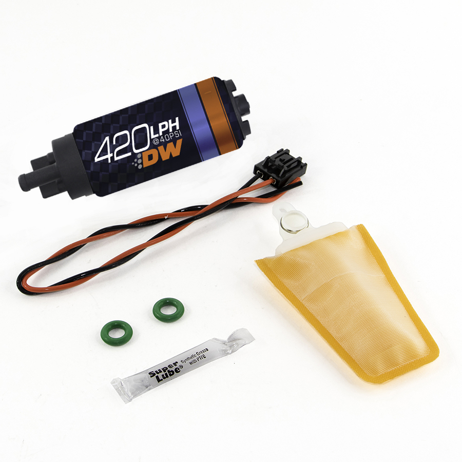 [9-421s-1006] Deatschwerks DW420 series, 420lph in-tank fuel pump w/ install kit for TC 05-10