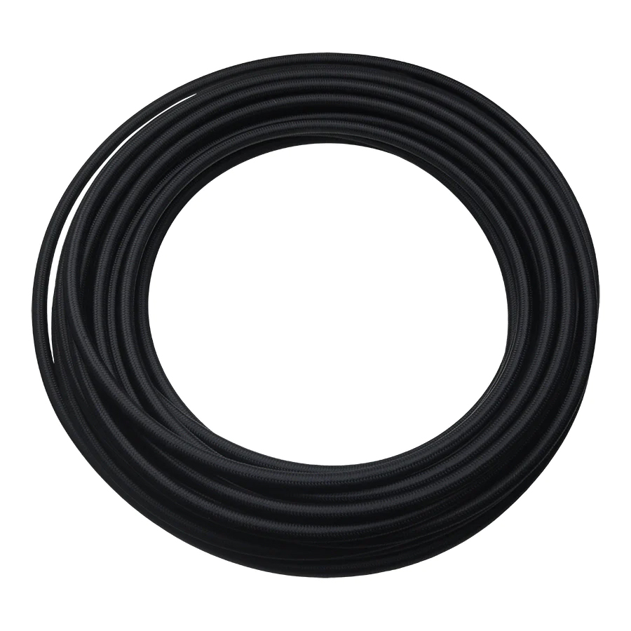 [6-02-0817-50] Deatschwerks 10AN Black Nylon Braided CPE Hose, 50 Feet