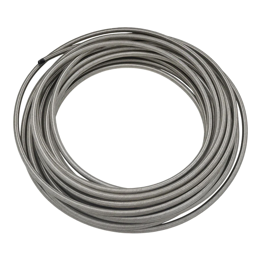 [6-02-0861-50] Deatschwerks 50 ft/ 6AN SS Double Braided PTFE Hose