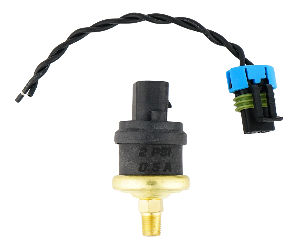 [4-Hobbs-2] Deatschwerks 1/8th NPT 2 Psi Adjustable Hobbs Switch with Pigtail