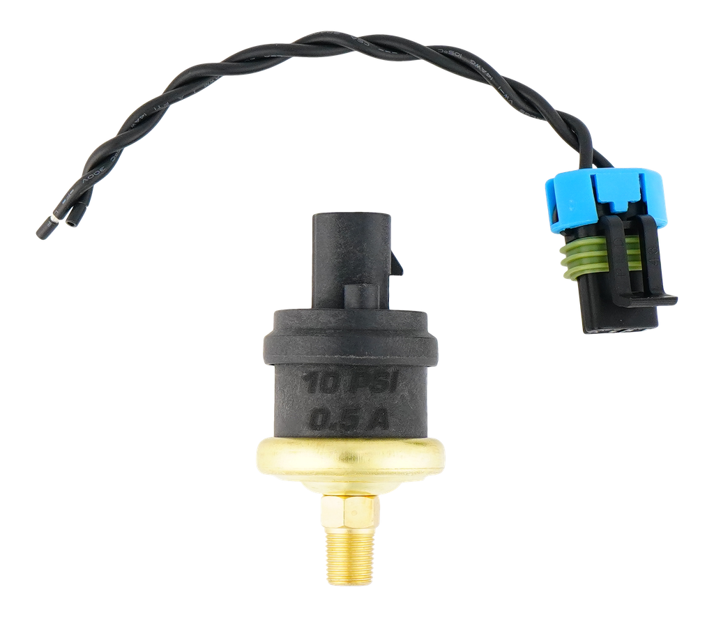 [4-Hobbs-10] Deatschwerks 1/8th NPT 10 Psi Adjustable Hobbs Switch with Pigtail