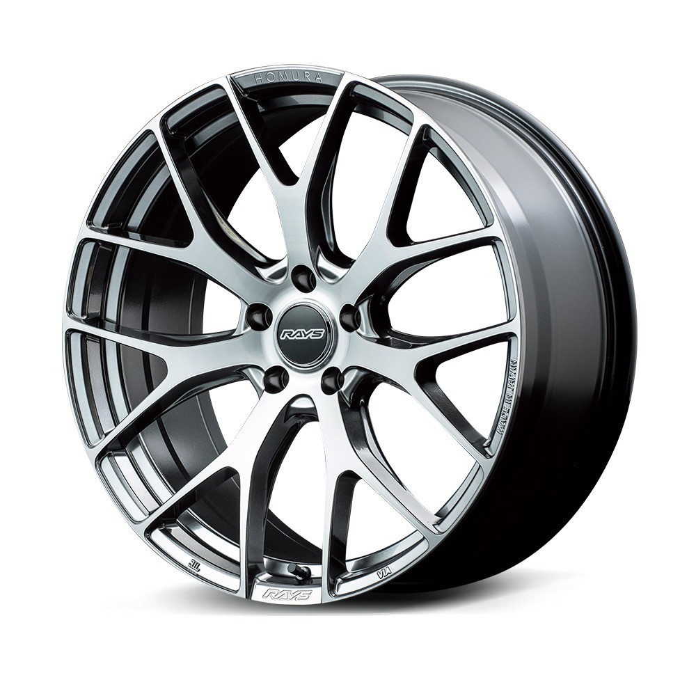 RAYS Homura 2X7FT 2085 38 5-114/15 QAJ - Grace Silver Rim DMC