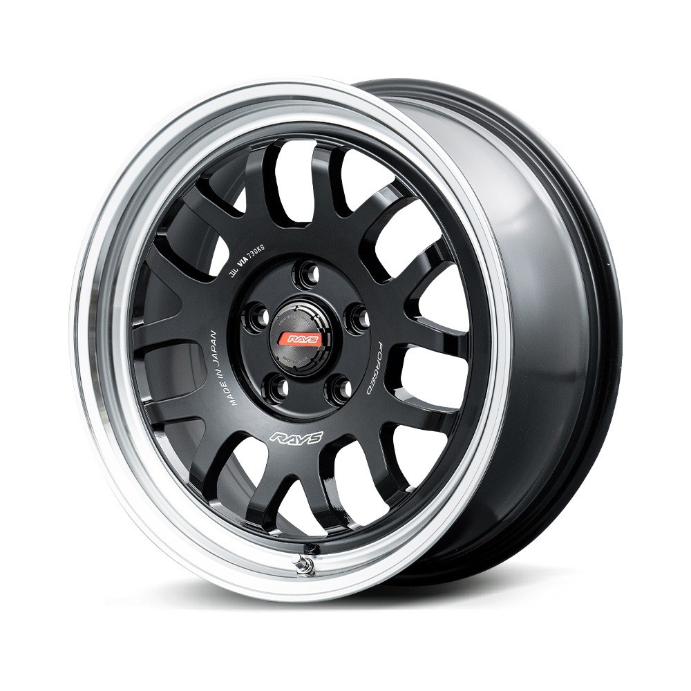 RAYS  ROW 07X F3 1660 -5 5-139 BD - Black / Rim DC