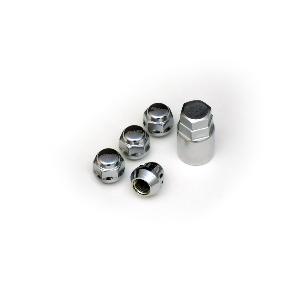 RAYS 19HEX L22 NUT and LOCK 12X1.5/4H Chrome