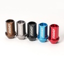 RAYS DURA-NUT 4PC L42 STRAIGHT M14X1.5 Red
