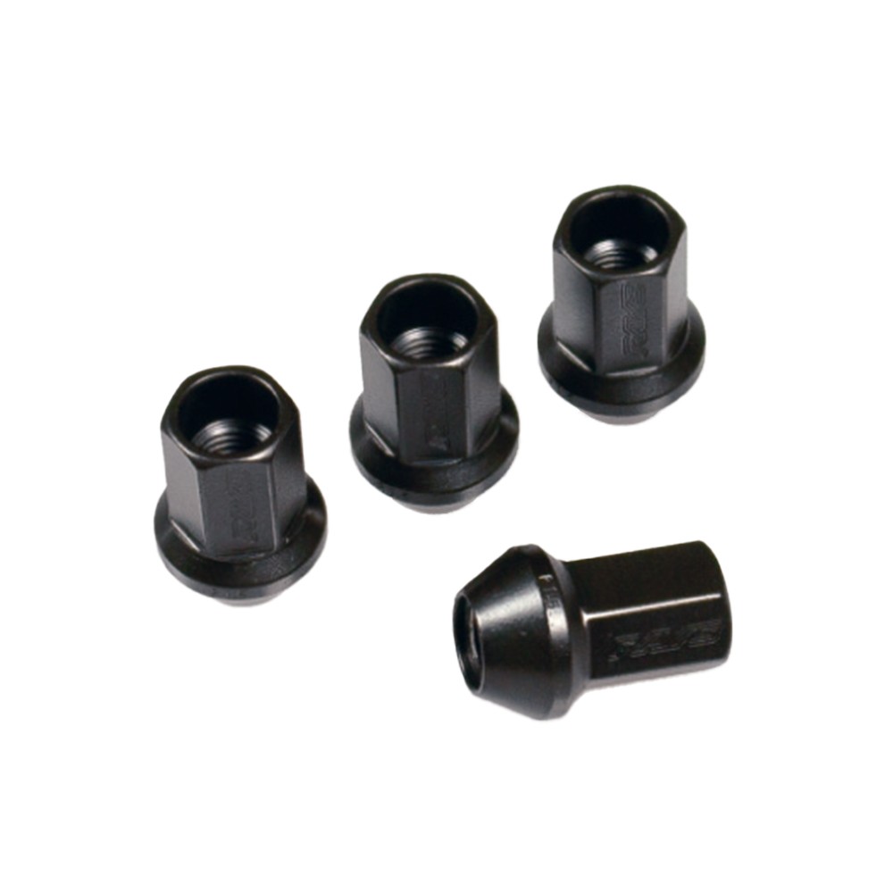 RAYS 17HEX RACING NUT L35 MED 4P 12X1.25 BK