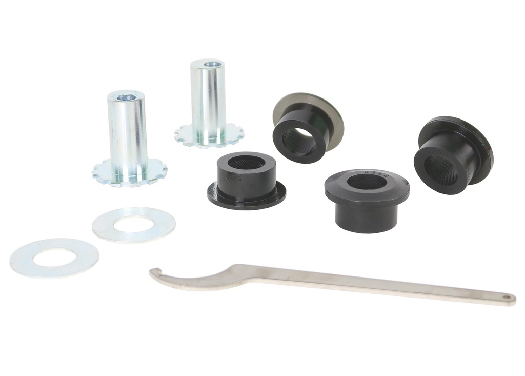 [KCA538] Whiteline Performance Control Arm Lower - Inner Front Bushing Kit-Double Offset, Front Axle for AUDI A3 2003-2013 | 8P FWD