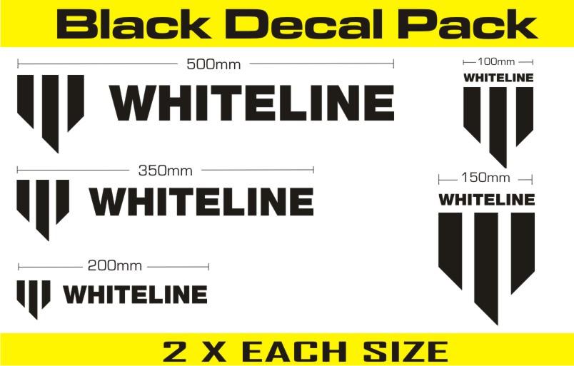 Whiteline PerformanceWhiteline Decal Pack - Black