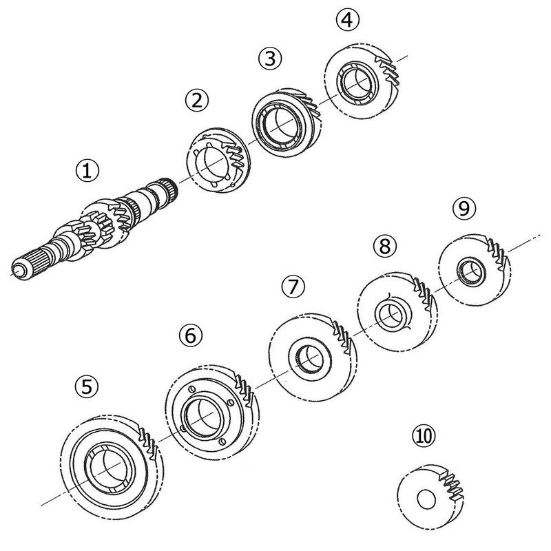 KAAZ GEAR CP 4th-DR MCT2050
