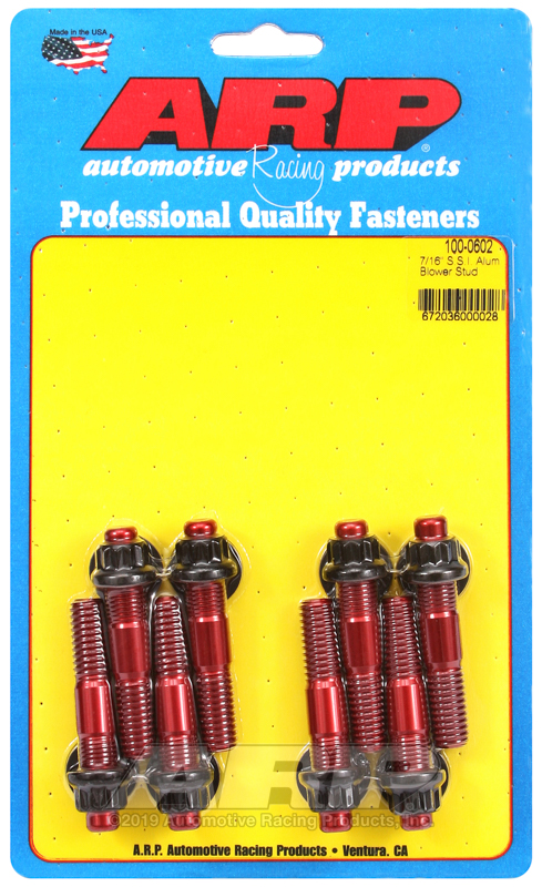 ARP Aluminum 7/16 x 2.500" blower stud kit