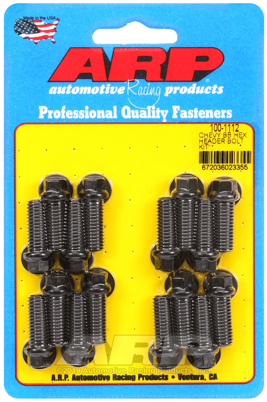 [100-1112] ARP BB Chevy hex header bolt kit
