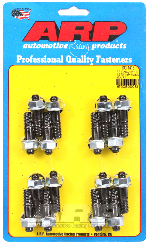 ARP BB Chevy 3/8 x 1.670" hex header stud kit