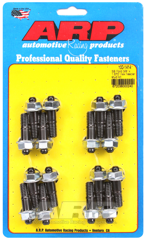 ARP SB Ford 3/8 x 1.670" hex header stud kit