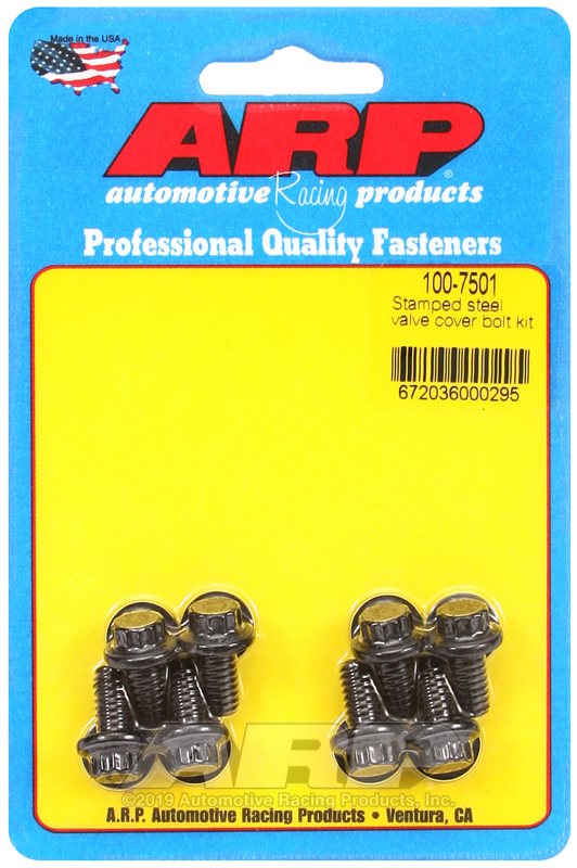 [100-7501] ARP Stamped steel 12pt valve cover bolt kit