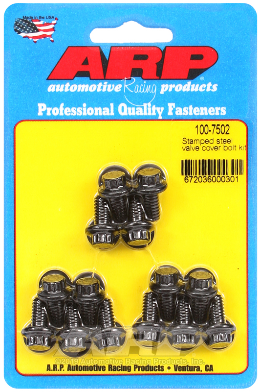 [100-7502] ARP Stamped steel 12pt valve cover bolt kit