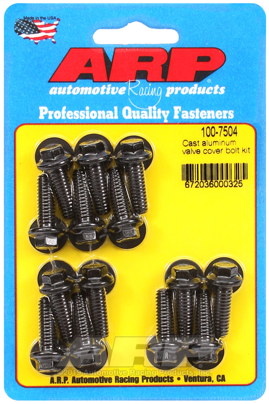 [100-7504] ARP Cast aluminum hex valve cover bolt kit