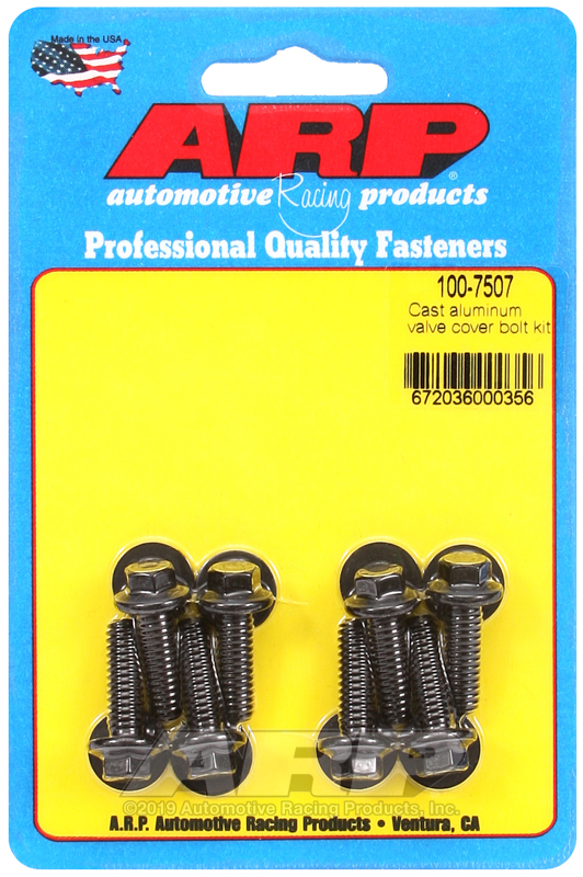 [100-7507] ARP Cast aluminum hex valve cover bolt kit