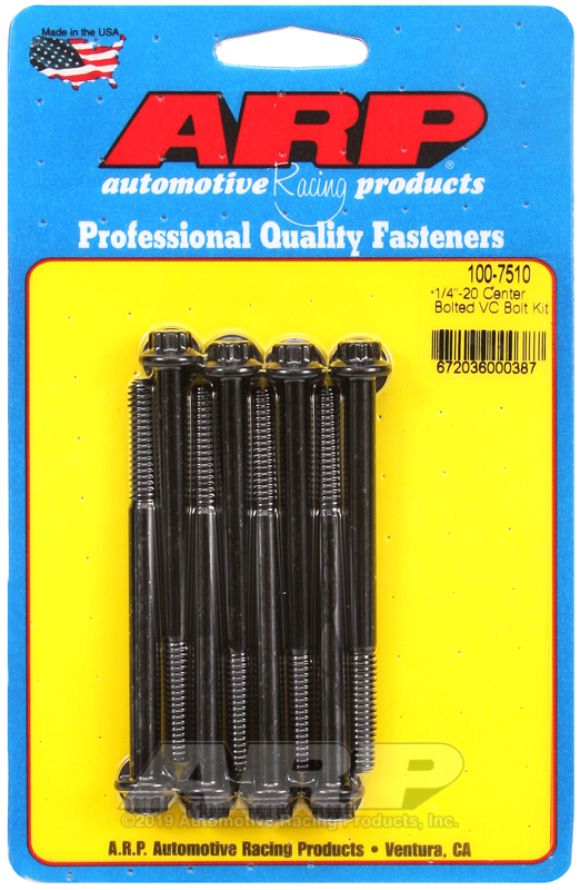 [100-7510] ARP 1/4-20 center bolted 12pt valve cover bolt kit