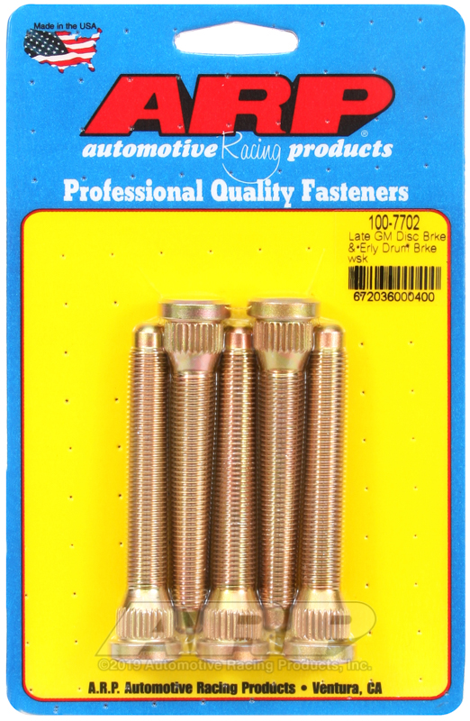 [100-7702] ARP Late GM disc brake & early drum brake wheel stud kit