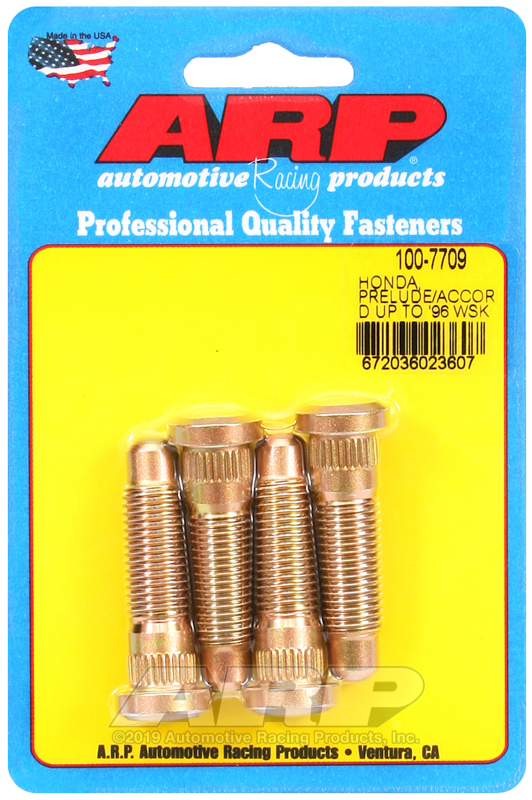 [100-7709] ARP Honda '96 & earlier M12 X 1.85" wheel stud kit