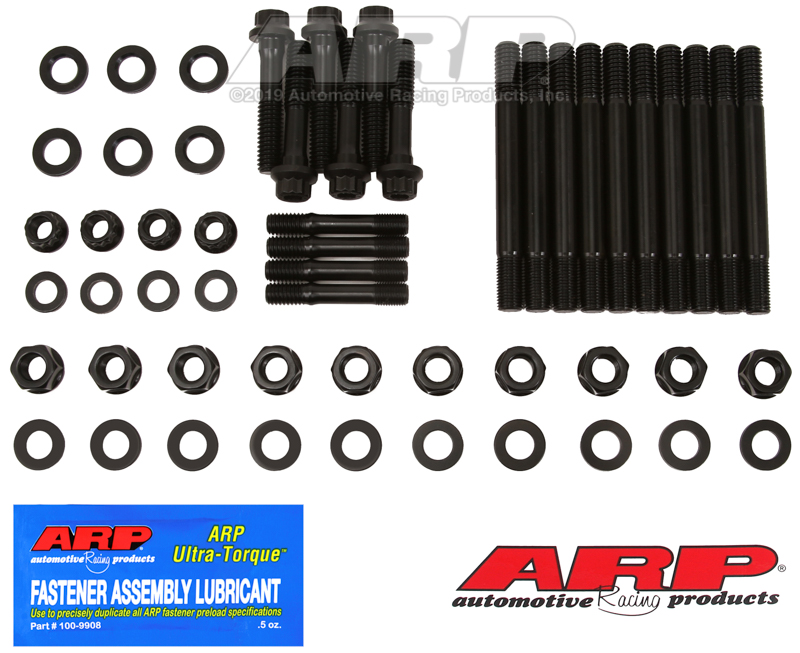 [134-5602] ARP SB Chevy w/4-bolt front & rear caps main stud kit