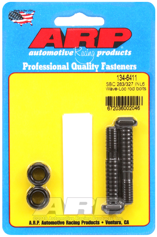 [134-6411] ARP SB Chevy 283-327 Inline 6 wave-loc rod bolts