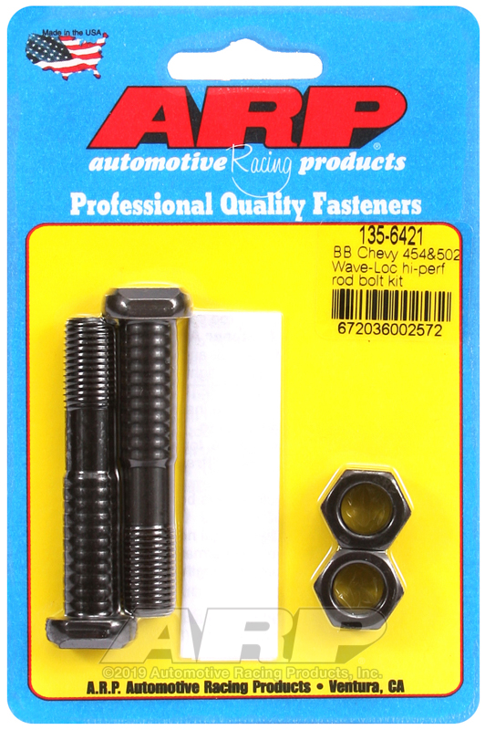 [135-6421] ARP BB Chevy 454-502 wave-loc hi-perf rod bolt kit