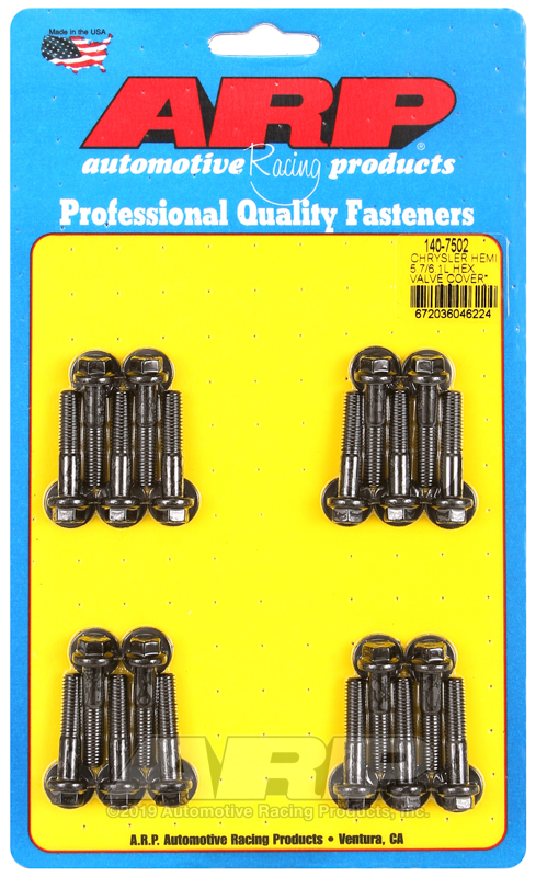 [140-7502] ARP Chrysler hemi 5.7/6.1L hex valve cover bolt kit