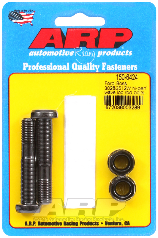 [150-6424] ARP Ford Boss 302-351W hi-perf wave-loc rod bolts
