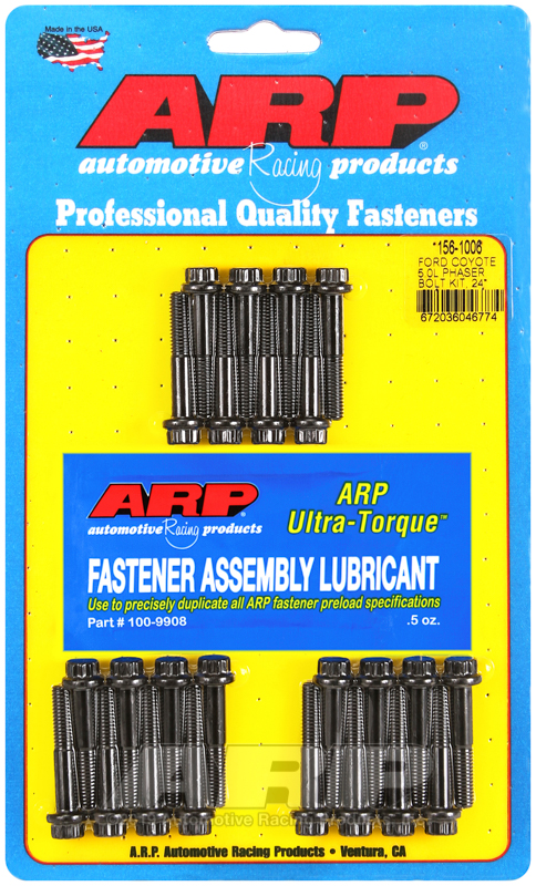 ARP Ford Coyote 5.0L 12pt cam phaser assembly bolt kit