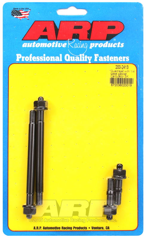 ARP Quadrajet with 1/4" base gasket, carb stud kit