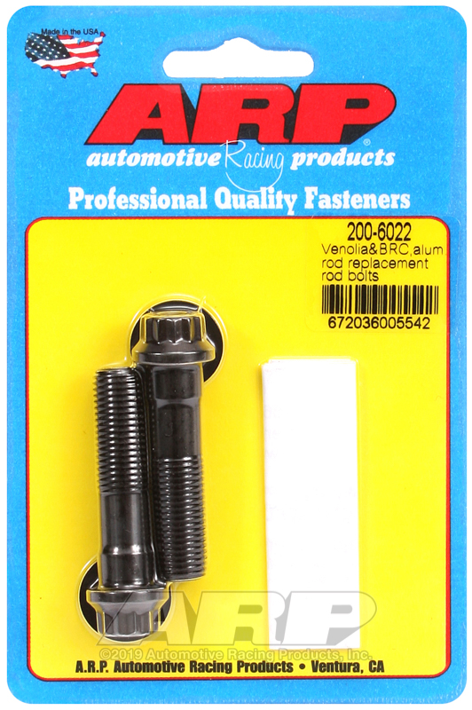 [200-6022] ARP Venolia & BRC alum. rod replacement rod bolts