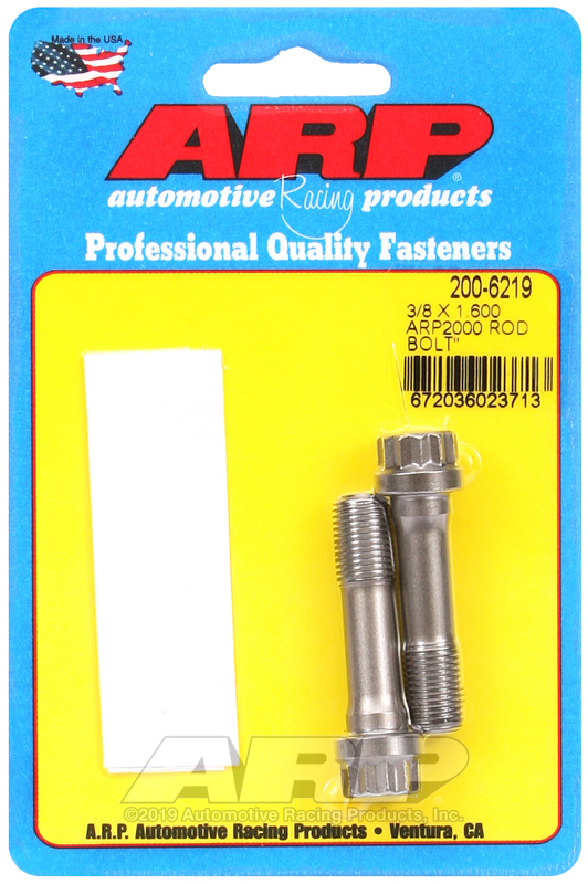 [200-6219] ARP 3/8" General replacement ARP2000 rod bolt kit