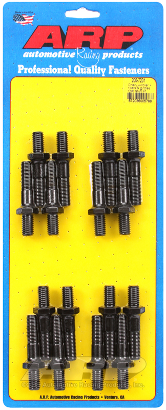 [200-7201] ARP SB Chevy/Ford, w/rllr rckrs & grdls, rocker arm stud kit