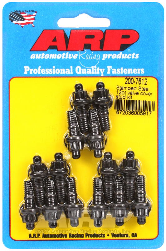 [200-7612] ARP Stamped steel 12pt valve cover stud kit