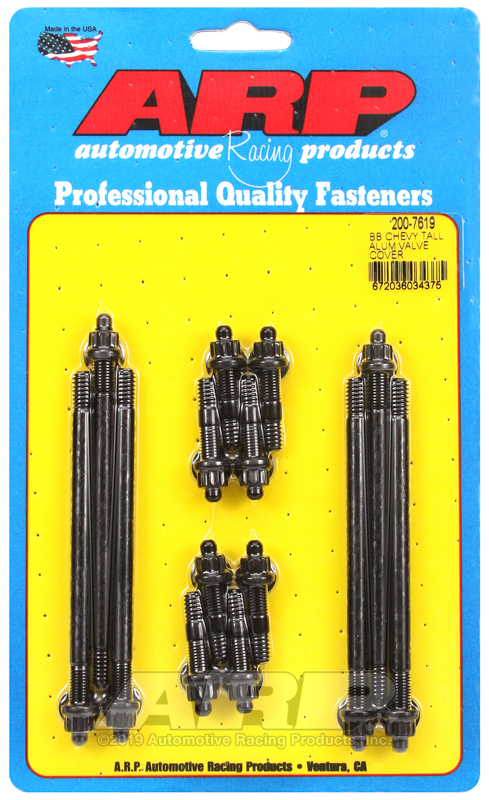 [200-7619] ARP BB Chevy B&B HB tall aluminum valve cover stud kit