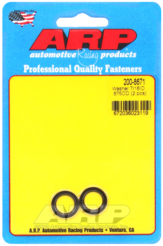 ARP 7/16 ID 5/8 OD chamfer con rod washer