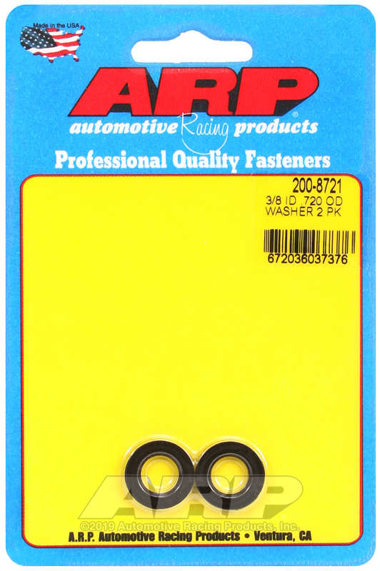 ARP 3/8 ID .720 OD black washers