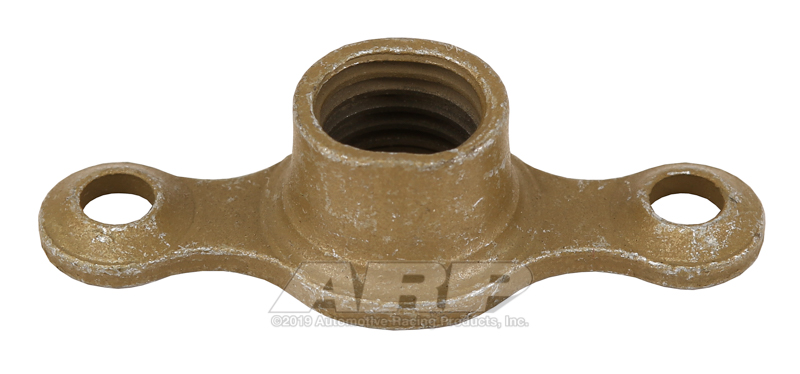 ARP 5/16-24 plate nut, 2-lug fixed w/ctr sunk rivet hole
