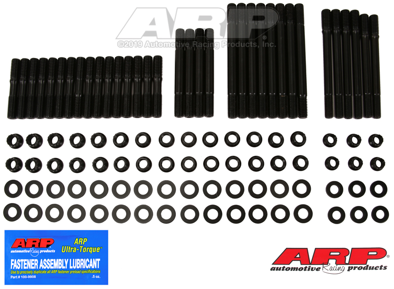 ARP SB Chevy, w/Bowtie alum and cast blck, undercut hsk