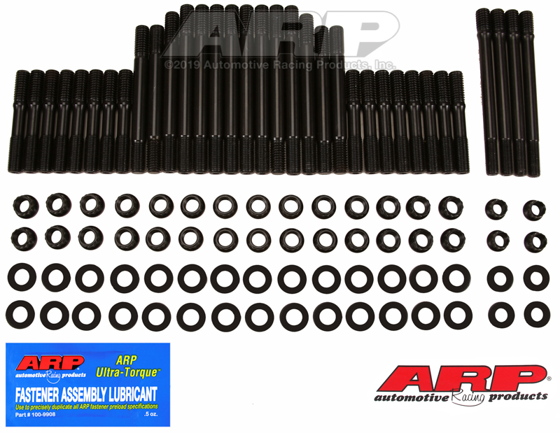 [234-4725] ARP SB Chevy Bowtie Block w/14° Pro Action head stud kit