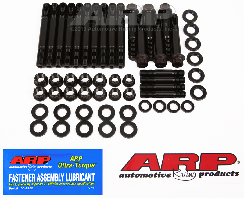 [234-5801] ARP Chevy Dart Little "M" steel main caps w/outer bolts main stud kit