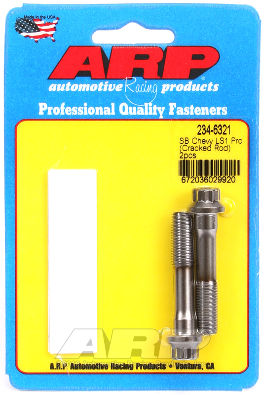[234-6321] ARP SB Chevy LS1 "Cracked Rod" rod bolt kit 2pc