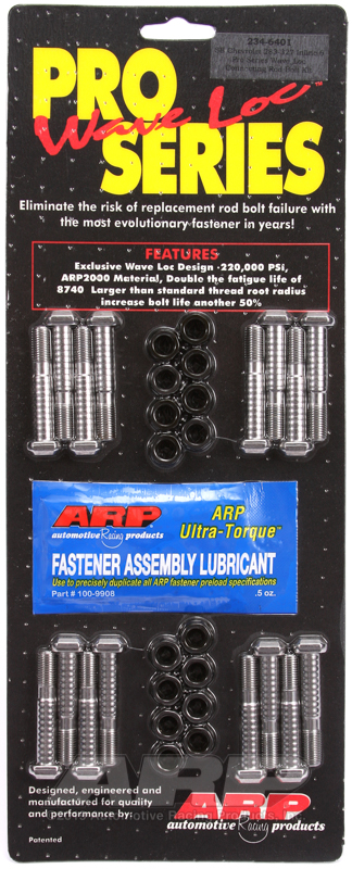 [234-6401] ARP SB Chevy 283-327 & Inline 6 wave-loc rod bolt kit
