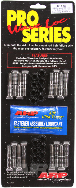[234-6402] ARP SB Chevy 400 wave-loc rod bolt kit
