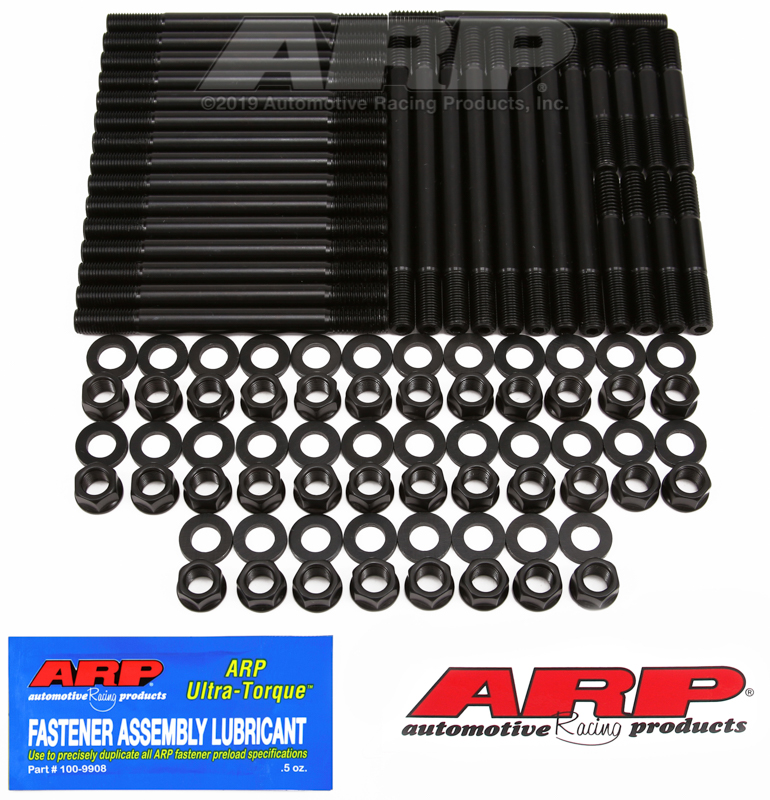 ARP BBC Dart blk w/Dart head hex head stud kit