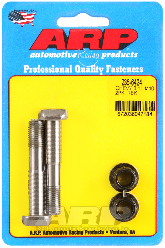 [235-6424] ARP BB Chevy 8.1L M10 ARP2000 pro wave-loc 2pk rod bolt kit